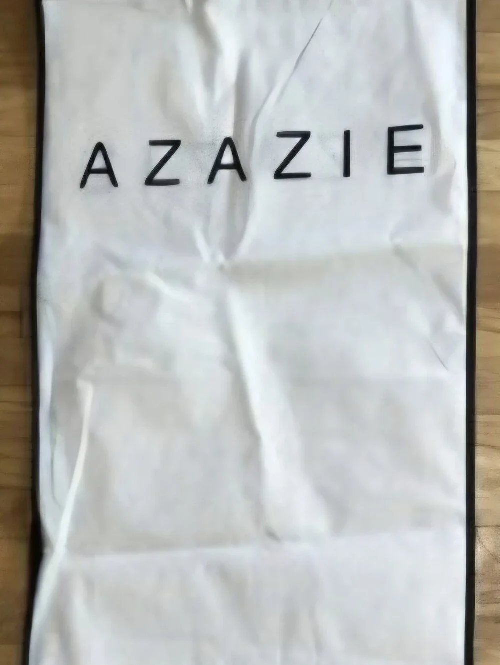 Azazie Wedding White Black Dress Garment Bag Dust Cover Storage 2 available